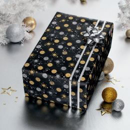 sigel Weihnachts-Geschenkpapier Stardust, auf Rolle, 80 g/qm