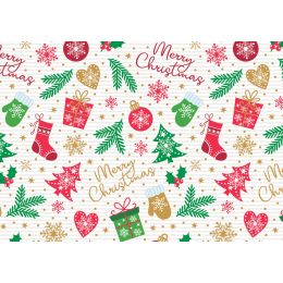 SUSY CARD Weihnachts-Geschenkpapier Ho Ho Ho