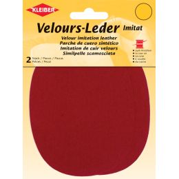 KLEIBER Velour-Leder-Imitat, 100 x 130 mm, dunkelblau