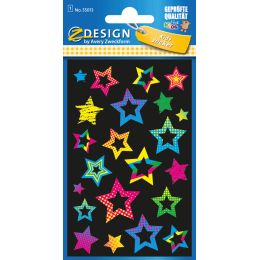 AVERY Zweckform ZDesign KIDS Neon-Sticker Sterne