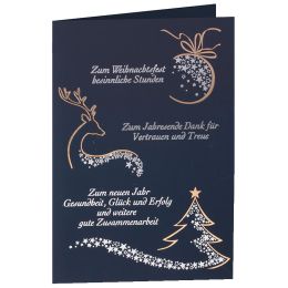 RMERTURM Weihnachtskarte Rote Hirschfamilie