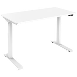 DIGITUS Sitz-Steh-Schreibtisch, (B)1.200 mm, wei