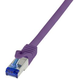 LogiLink Patchkabel Ultraflex, Kat.6A, S/FTP, 0,5 m, blau
