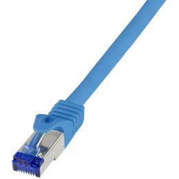 LogiLink Patchkabel Ultraflex, Kat.6A, S/FTP, 7,5 m, blau