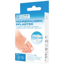 HARO Hhneraugen-Pflaster, transparent, 6er Pack