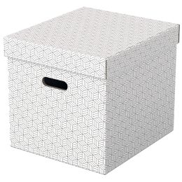 Esselte Aufbewahrungsbox Home Cube, 3er Set, wei
