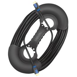 LogiLink Kabelaufroller, fr 2 - 20 m Kabel, schwarz