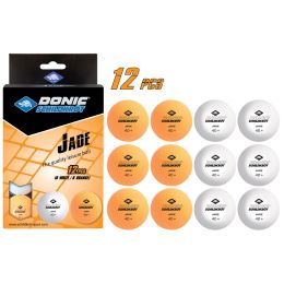 DONIC SCHILDKRT Tischtennisball Jade, 6er Box, orange