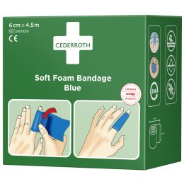 CEDERROTH Pflaster Soft Foam Bandage, schwarz