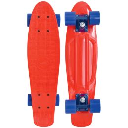 SCHILDKRT Retro Skateboard Native Red