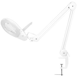 LogiLink LED-Lupenleuchte, mit Tischklemme, wei