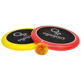 SCHILDKRT ogoSport Ballspiel-Set, Farbe: gelb / rot