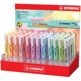 STABILO Textmarker swing cool Pastel, 48er Karton-Display