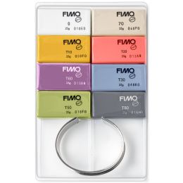 FIMO SOFT Modelliermasse-Set Trend Colours, 8er Set