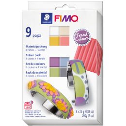 FIMO SOFT Modelliermasse-Set Trend Colours, 8er Set