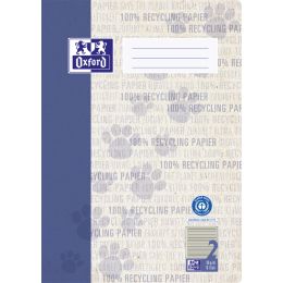 Oxford Schulheft Recycling, DIN A4, 16 Blatt, Lineatur 1
