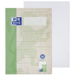 Oxford Schulheft Recycling, DIN A4, 16 Blatt, Lineatur 40