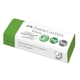 FABER-CASTELL Kunststoff-Radierer Erasure DUST-FREE, grn