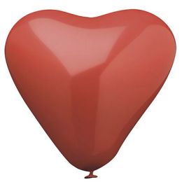 PAPSTAR Luftballons Heart, in Herzform, rot