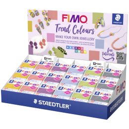 FIMO SOFT Modelliermasse Trend Colours, 72er Display