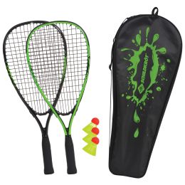 SCHILDKRT Speed Badminton Set, schwarz / grn