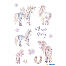 HERMA Sticker DECOR Pony, beglimmert