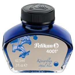Pelikan Tinte 4001 im Glas, blau-schwarz, Inhalt: 62,5 ml