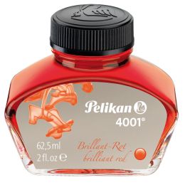 Pelikan Tinte 4001 im Glas, rot, Inhalt: 62,5 ml