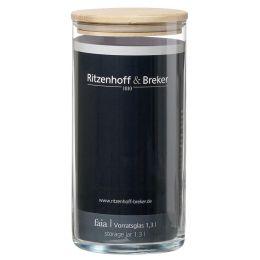 Ritzenhoff & Breker Vorratsglas FAIA, rund, 1,3 Liter