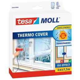 tesa MOLL Thermo Cover Fensterisolierfolie, 4,0 m x 1,5 m