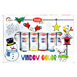 ViVA DECOR Viva KIDS Window Color Set Let it snow