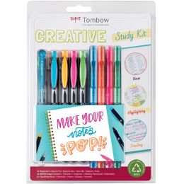 Tombow Schreibset Creative Study Kit, 9-teilig