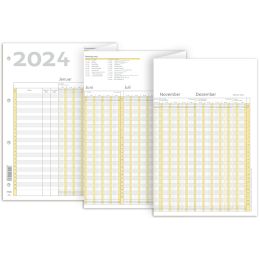 RNK Verlag Urlaubsplaner 2024, (B)1.000 x (H)297 mm, gefalzt