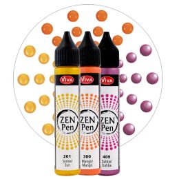 ViVA DECOR Zen-Pen Farbset Sommerwrme, 3er Set