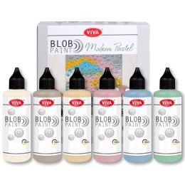 ViVA DECOR Blob Paint Farbset Modern Pastel, 6-teilig