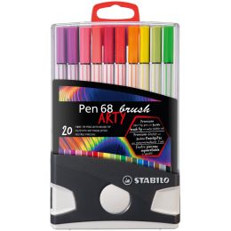 STABILO Pinselstift Pen 68 brush ARTY, 20er ColorParade