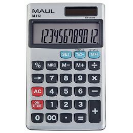 MAUL Taschenrechner M 112, 12-stellig, silber