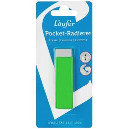 Lufer Kunststoff-Radierer Pocket 2, grn