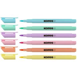 Kores Fasermaler Brush Tip Marker Pastel Style