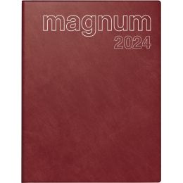 rido id Buchkalender magnum Catana, 2024, weinrot