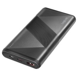 LogiLink Mobiler Zusatzakku, 10.000 mAh, 2x USB, schwarz