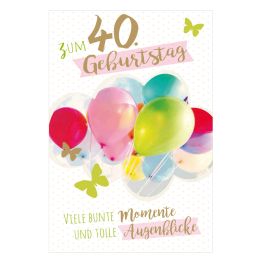 SUSY CARD Geburtstagskarte - 60. Geburtstag Falter