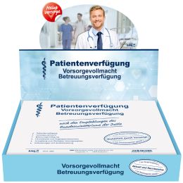 RNK Verlag Vordruck Patientenverfgung, im Thekendisplay