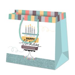SUSY CARD Geschenktte Happy Eco B-day Typo, klein