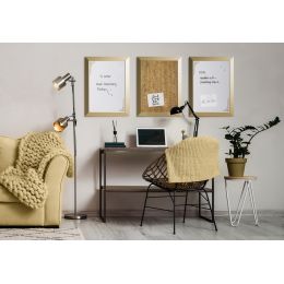 Bi-Office Design-Weißwandtafel Kamashi, 600 x 450 mm, gold