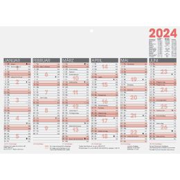 Glocken Tischkalender Tafelkalender, 2023, DIN A4 quer