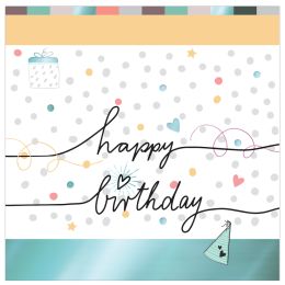 SUSY CARD Geburtstagskarte Happy Eco B-day Garland
