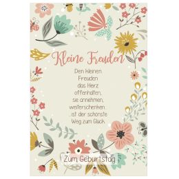 SUSY CARD Geburtstagskarte Lyrics Kleine Freuden