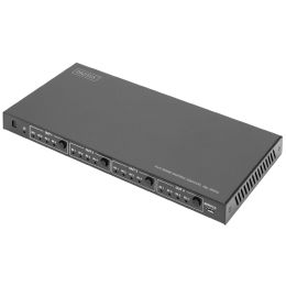 DIGITUS 4x4 HDMI Matrix Switch, 4K/60Hz, schwarz