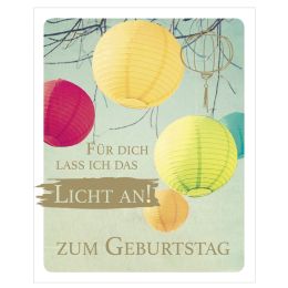 SUSY CARD Geburtstagskarte Snapshot Luftballons